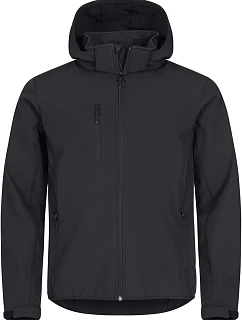 Classics Softshell Hoody M Pánská 3vrstvá softshellová bunda s kapucí model 22471052 black - Clique