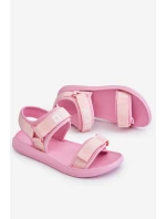 Damskie Sportowe Sandały Big Star LL274729 Różowe Damskie Sportowe Sandały Big Star LL274729 Różowe