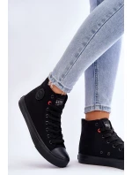 Dámské klasické vysoké tenisky Big Star model 21611825 Černé - Big Star Shoes