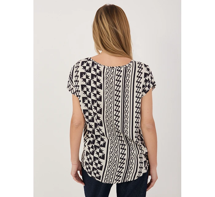 Blúzka D73771AG10978AA tmavomodrá