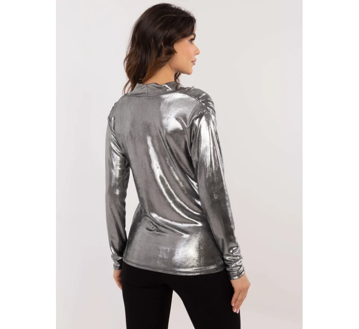 Bluzka DHJ BZ model 20606074 srebrny - FPrice