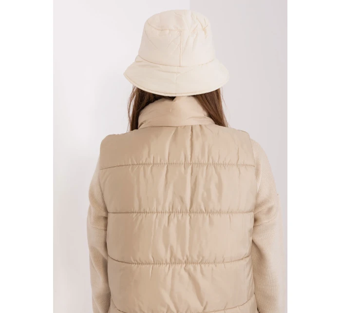 Czapka NM CZ model 18997573 jasny beżowy - FPrice Czapka NM CZ model 18997573 jasny beżowy - FPrice