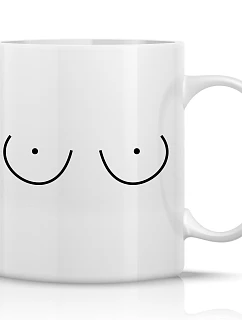 PRSA (MALÁ) - klasický bílý keramický hrníček 300 ml