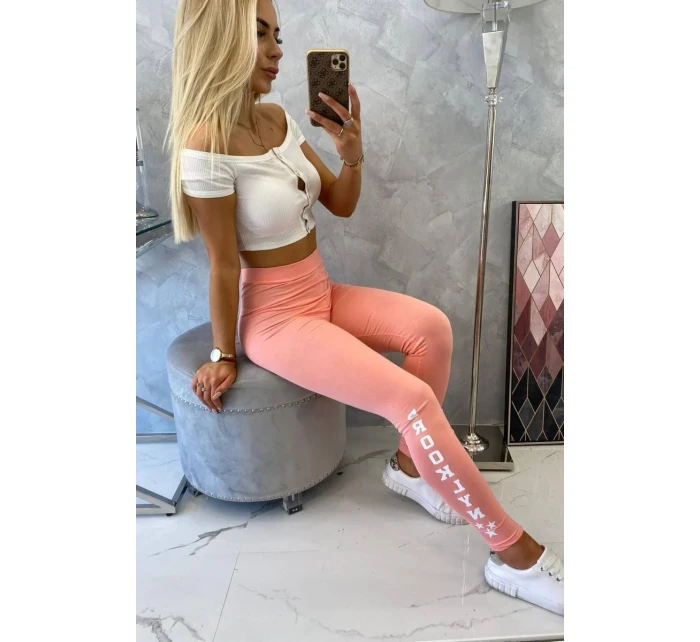 Brooklyn marhuľovej legíny nohavice Brooklyn marhuľovej legíny nohavice