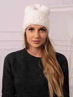 Dámska čiapka Aniela K338 ecru