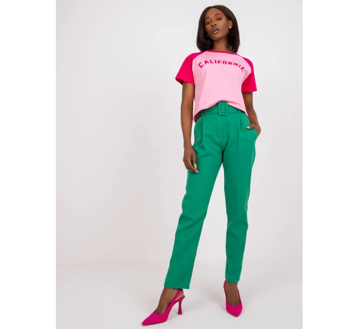 DHJ nohavice SP 12787.21X svetlo zelená