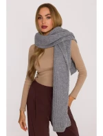 M896 Rebrovaná šatka - sivá M896 Rebrovaná šatka - sivá