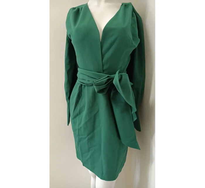 Dámske šaty bez gombíkov K082-1 zelené - Makover