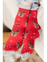 Dámské vánoční ponožky model 21327638 3540 - Steven Dámské vánoční ponožky model 21327638 3540 - Steven