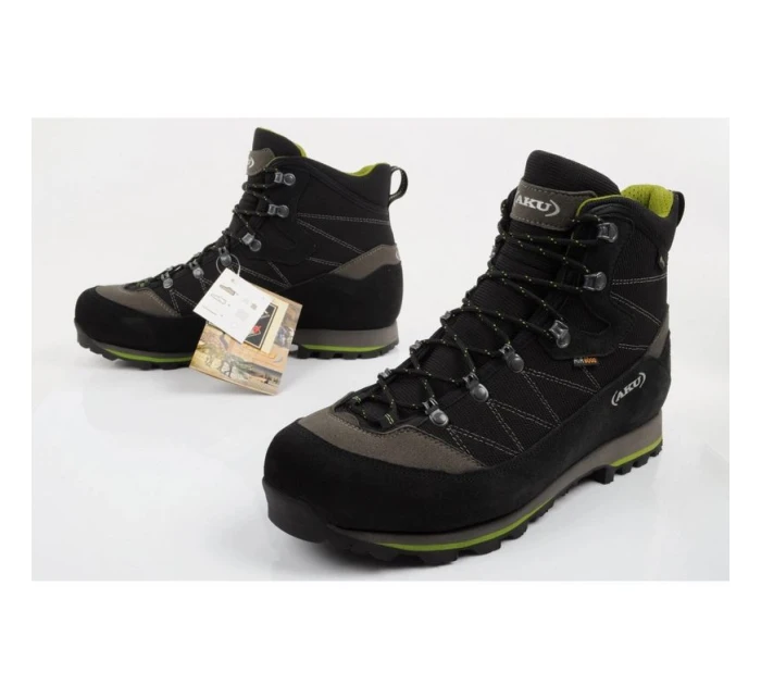 pánská model 21948145 kotníková obuv Trekker Goretex černá šedá - Aku