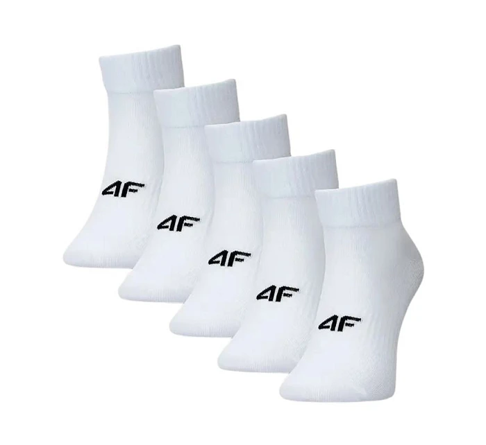 Pánske ponožky 4F M480 5 pack white 4FWMM00USOCM480 10S