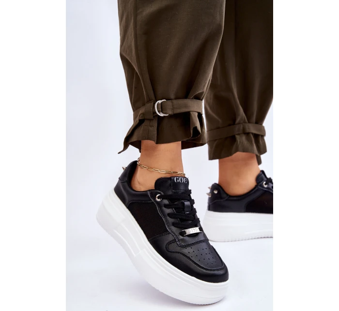 Dámské klasické sportovní boty model 21611265 Černe - Goe