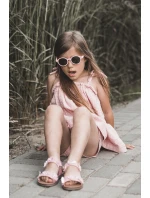 dětské sandálky květy Růžové model 21663863 - Boto