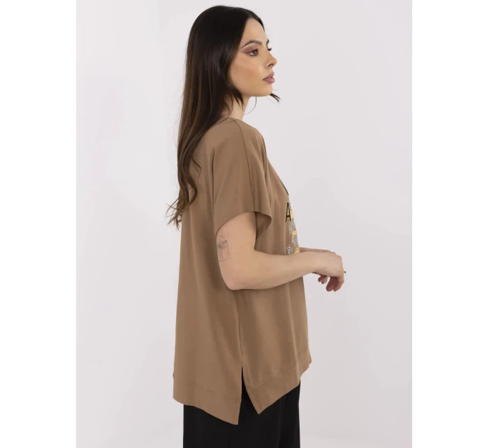 Bluzka CLM BZ model 21094580 jasny brązowy - FPrice