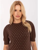 Jumper PM SW PM 5060.06 hnedý Jumper PM SW PM 5060.06 hnedý