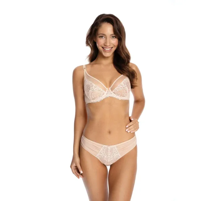 Brazílske nohavičky Subtle Temptation BM-18-MA-31-BEZ-FB1 - Bella Misteria