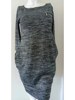 Dámské svetrové šaty tmavě šedé Moon model 21119793 - Moon Collection