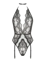 Dámske body Adelaide teddy black - Beauty Night Fashion