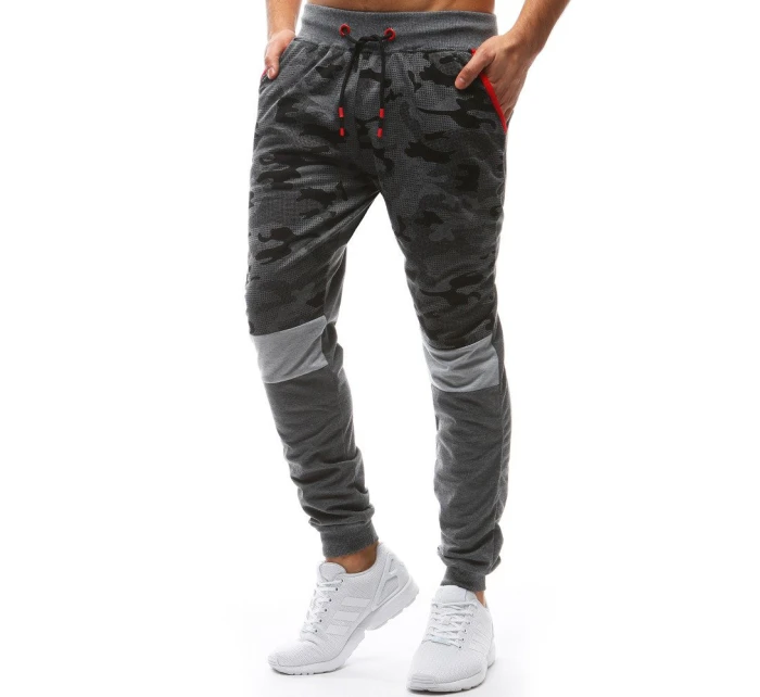 Pánské antracitové tepláky Dstreet model 21964529 - FashionStreet Pánské antracitové tepláky Dstreet model 21964529 - FashionStreet