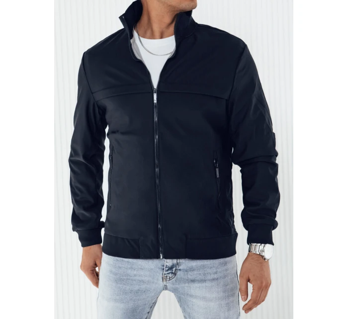 FashionStreet tmavomodrá pánska prechodná bunda TX4671 FashionStreet tmavomodrá pánska prechodná bunda TX4671