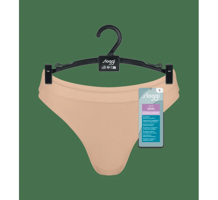 sloggi GO Sense Thong 2P - BROWN - SLOGGI BROWN - SLOGGI