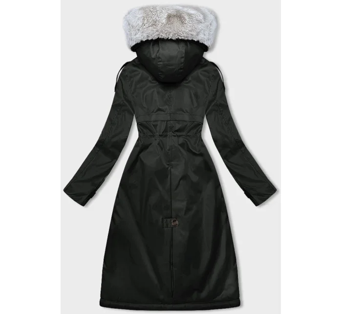 dámská zimní bunda parka s kožešinou model 21247295 - S'WEST