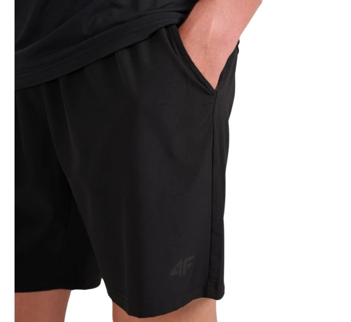Pánske tmavočierne šortky 4F FNK M1311 4FWMM00TFSHM1311 20S Pánske tmavočierne šortky 4F FNK M1311 4FWMM00TFSHM1311 20S