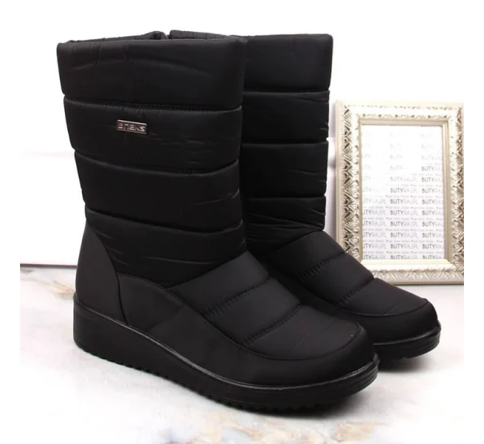 Snežnice vysoké Novinky W EVE436A black Snežnice vysoké Novinky W EVE436A black