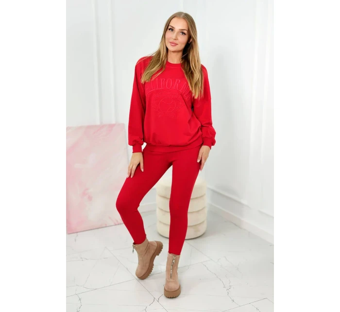 Bavlněná souprava California červený Bavlněná souprava California červený