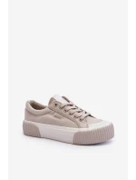 Dámské tenisky na tlusté podrážce model 21650049 šedé - Lee Cooper Dámské tenisky na tlusté podrážce model 21650049 šedé - Lee Cooper