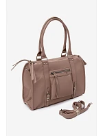 Velká taška z imitace kůže Taupe model 22220879 - Flora&Co Velká taška z imitace kůže Taupe model 22220879 - Flora&Co