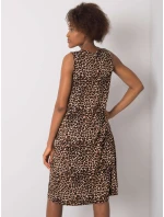 Šaty TO SK 896 9.02P čierno-béžové