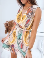 Šaty ecru Dstreet model 21962802 - FashionStreet Šaty ecru Dstreet model 21962802 - FashionStreet