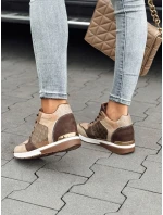 Dámské khaki kozačky Dstreet model 21981351 - FashionStreet Dámské khaki kozačky Dstreet model 21981351 - FashionStreet