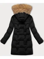 Zimowa kurtka damska z   czarna model 21247798 - Libland