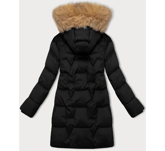 Zimowa kurtka damska z   czarna model 21247798 - Libland