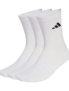 Adidas Cushioned Sportswear Crew 3P biele ponožky JZ0530