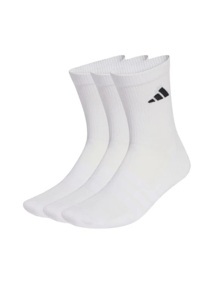 Adidas Cushioned Sportswear Crew 3P biele ponožky JZ0530