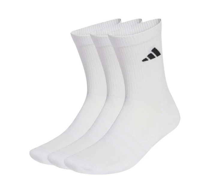 Adidas Cushioned Sportswear Crew 3P biele ponožky JZ0530