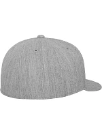 6 panelová kšiltovka Premium 210 Fitted heather grey model 22482488 - Flexfit 6 panelová kšiltovka Premium 210 Fitted heather grey model 22482488 - Flexfit