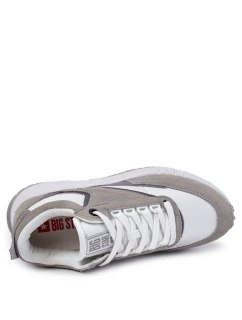 Męskie Sportowe Buty Big Star KK174021 Biało-Szare