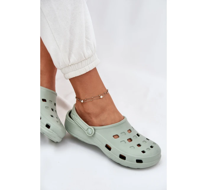 Klapki Damskie Piankowe LEMIGO 806 Miętowe Klapki Damskie Piankowe LEMIGO 806 Miętowe