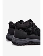Pánské semišové zimní kozačky s podšívkou Big Star model 22556726 Černé - Big Star Shoes