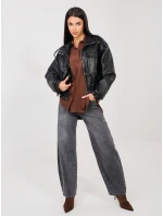 Košeľa LK KS 510197.12P hnedá