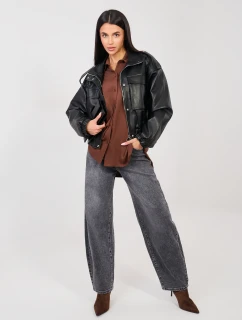 Košeľa LK KS 510197.12P hnedá