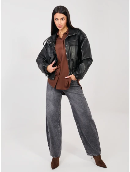 Košeľa LK KS 510197.12P hnedá