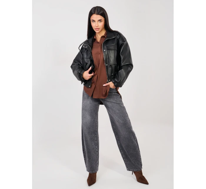 Košeľa LK KS 510197.12P hnedá