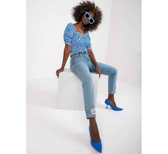 Halenka RO BZ  bílá a modrá model 17228863 - FPrice