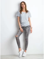 Tričko RV TS model 14825327 světle šedá - FPrice Tričko RV TS model 14825327 světle šedá - FPrice