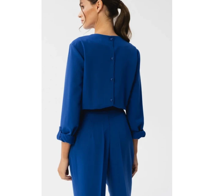 Dámská kombinéza model 21764623 královská modř - STYLOVE Dámská kombinéza model 21764623 královská modř - STYLOVE